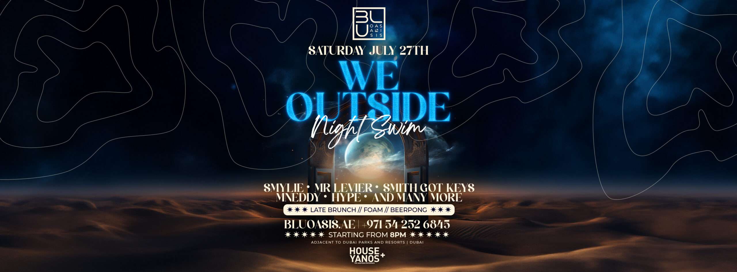 We Outside Night Swim | 27.07.2024 | BLU Oasis